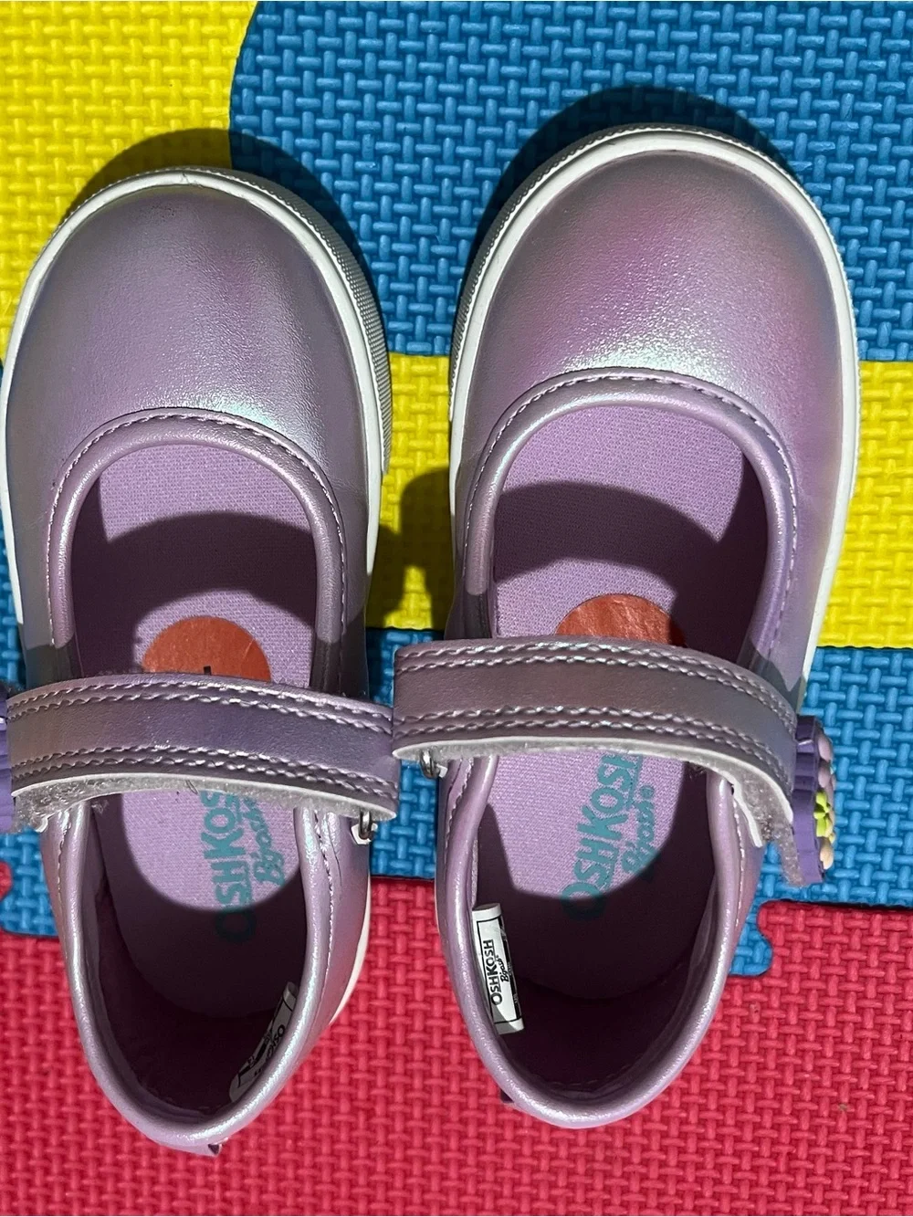 Girls' Shimmer Mary Jane Kids Shoes - Lilac